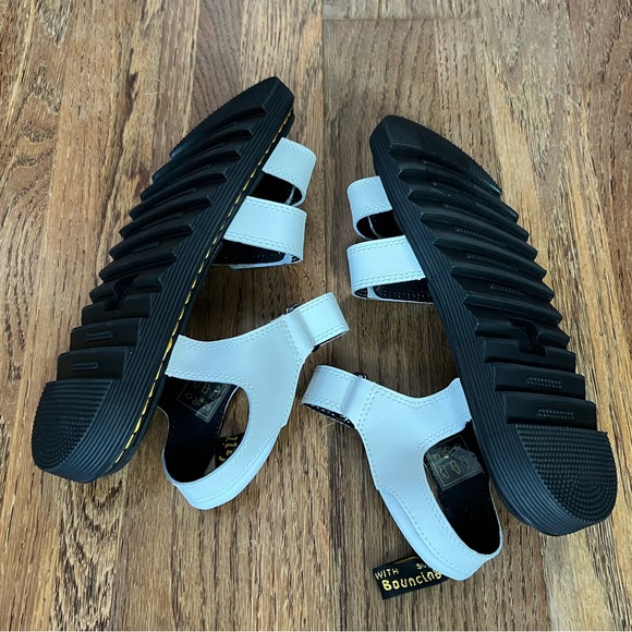 Dr Martens Klaire White Leather Sandals, 7 - Picture 5 of 6